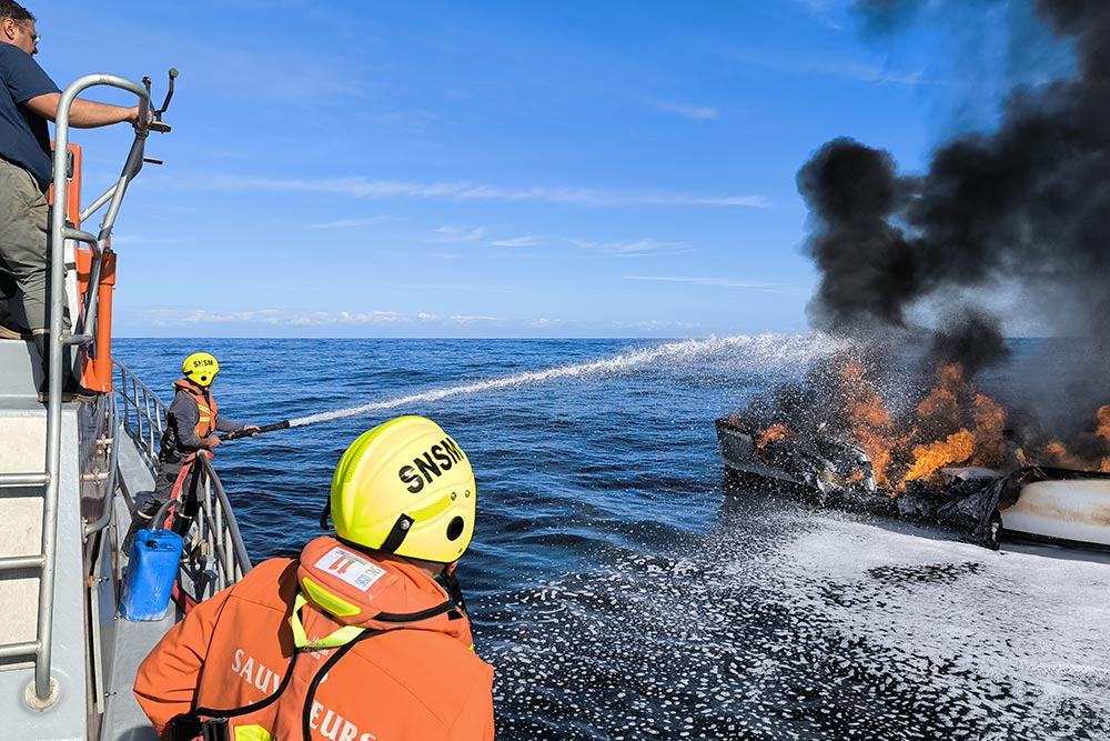 Les Sauveteurs en Mer se font pompiers